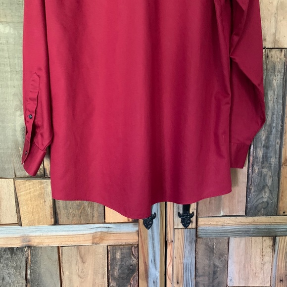 Van Heusen Red Button Down Shirt - Picture 8 of 9